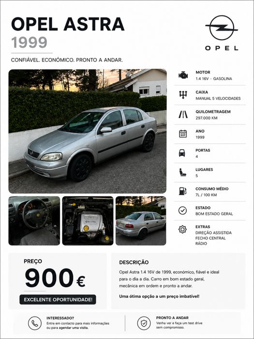 Opel astra 1999 1.4