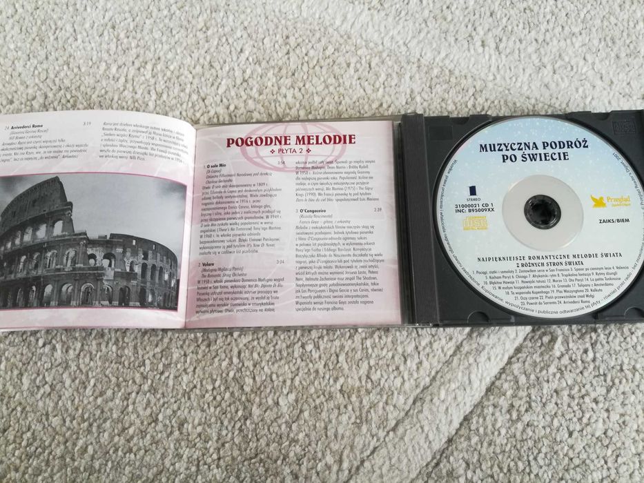 3 płyty CD Najpiękniejsze romantyczne melodie świata Reader's Digest