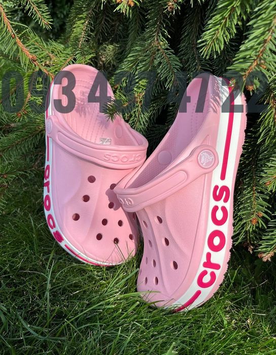 Жіночі Крокси Сабо Bayaband лаванда рожеві блакитні біліCrocs Bayaband