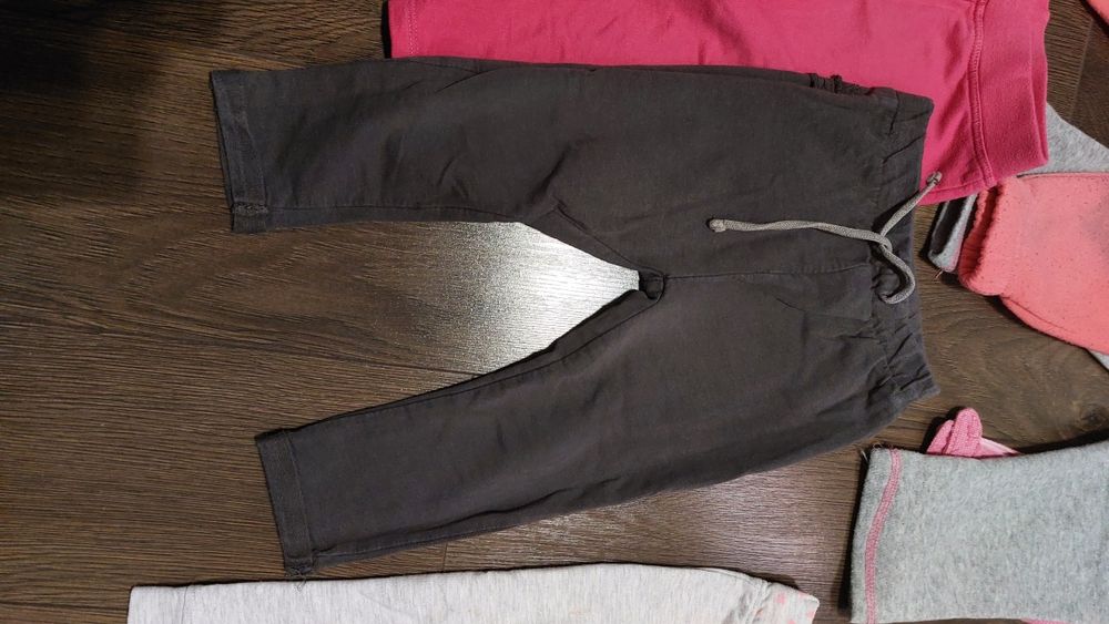 Spodnie komplet set 98 dziewczęce