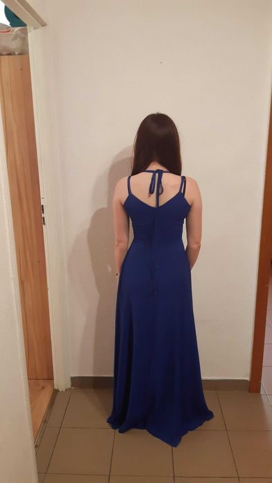 Chabrowa długa sukienka Duet A&M