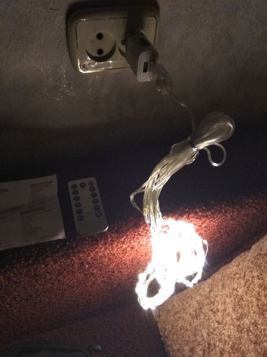 Гірлянди - штори. USB. LED.