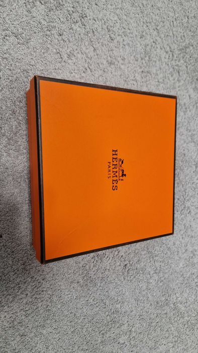 Pasek Hermes klamra złota męski