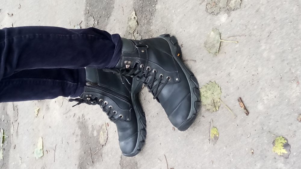 Зимняя обувь кожа