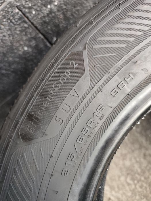 Pneus 215/65r16 Good Year Efficient Grip 2 SUV com 75% piso