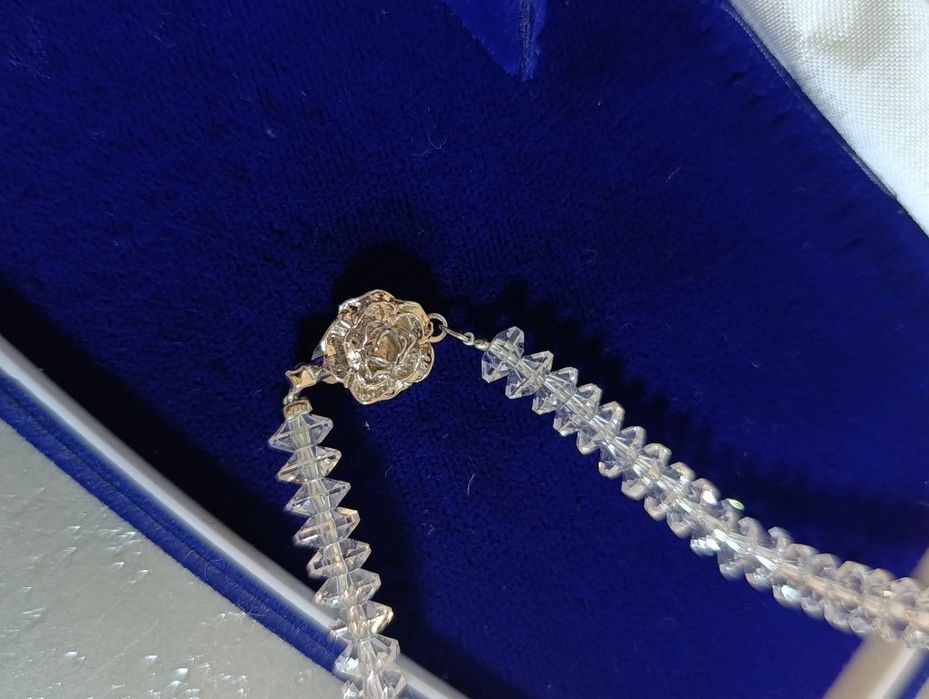 Винтажное колье EIGADŌ (英雅堂), горный хрусталь, Япония