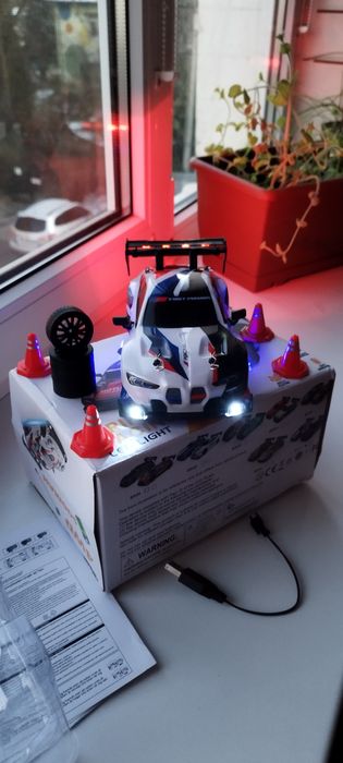 Радікерована Дрифт Машинка BMW M3/ 1:24 New!!! з Super LED і 4WD