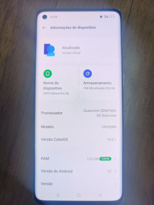Telemóvel OPPO Reno 4 pro 5G