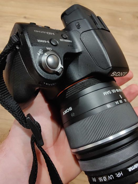 Lustrzanka Sony SLT-A55V + 18-55 mm