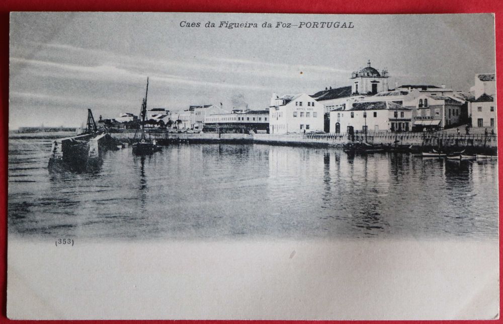 Cais da Figueira da Foz, Illustrated Postcard (Printed)