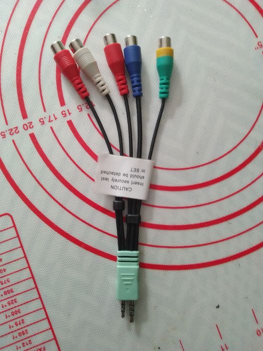 Kabel chinch nowy