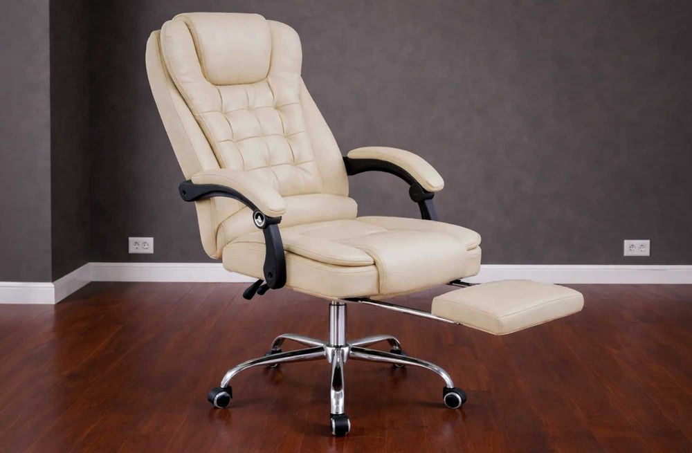 Крісло компютерне шкіряне / кресло руководителя - офісне крісло зручне