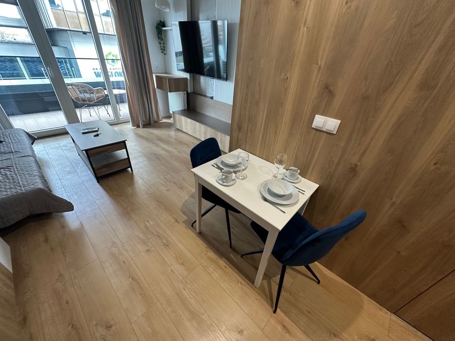 Velvet Apartment z miejscem parkingowym w sercu Katowic na doby, godz.