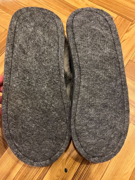 Чуні з овечої шерсті, домашні тапочки