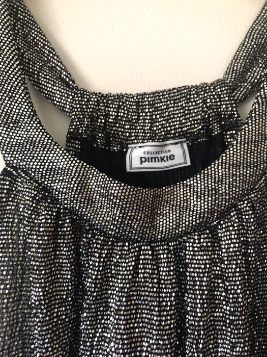 Top gola halter  brilhante