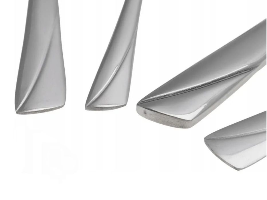 Komplet sztućce 6 osób 24 szt EdelHöff stal nierdzewna 18/10 satyna