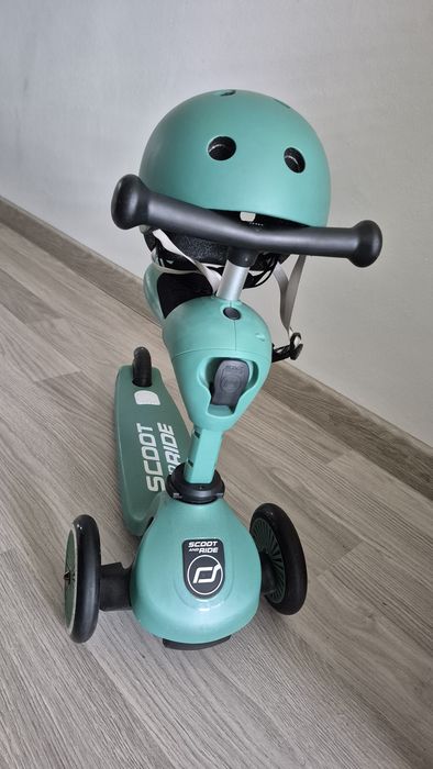 Hulajnoga scoot and ride 2w1 plus kask