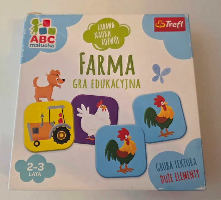 Gra Edukacyjna FARMA ABC Malucha 01944 TREFL