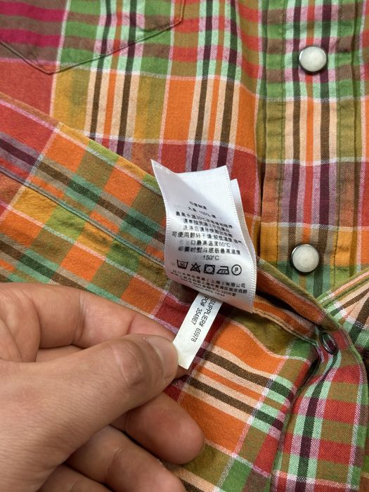 Винтажная рубашка Polo Ralph Lauren мужская в клетку (оригинал)