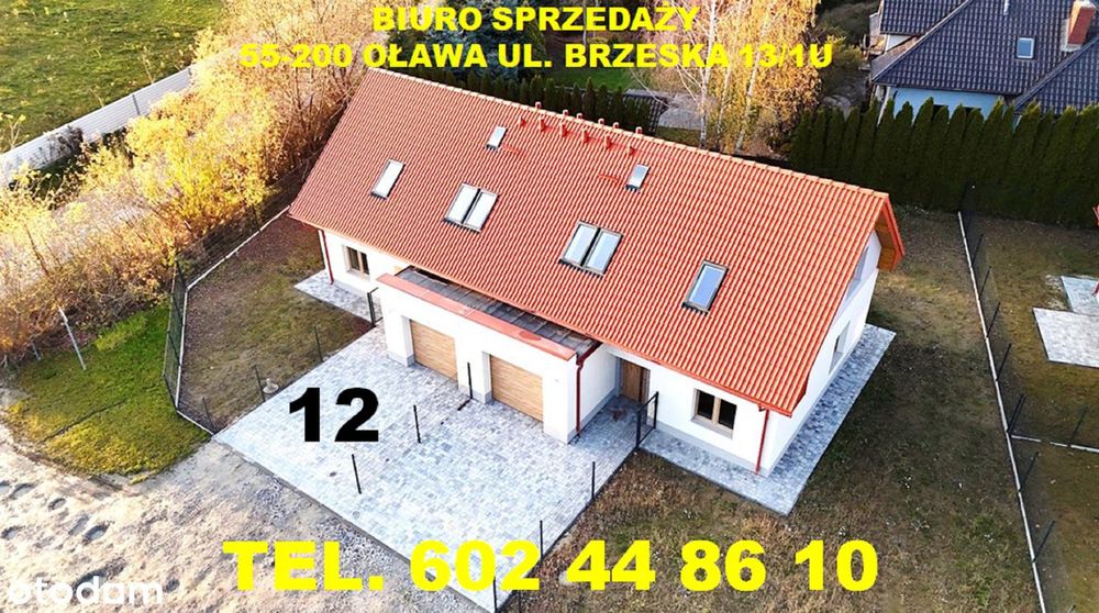 Mieszkanie z ogródkiem 4 pokoje Stanowice k/Oławy - BEZCZYNSZOWE