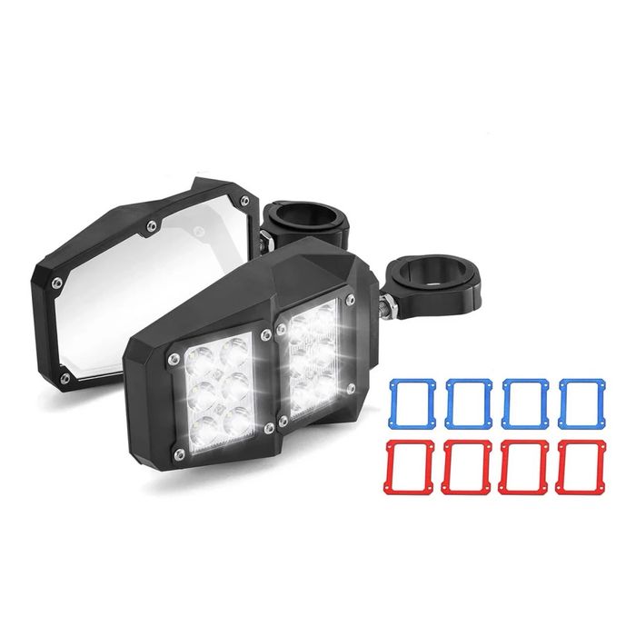 Боковые зеркала с Led подсветкой для Polaris RZR XP/Can-Am Maverick X3