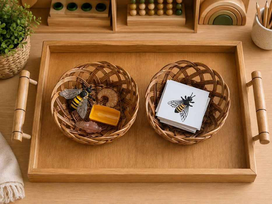 Ciclo da Vida - Abelha - Montessori