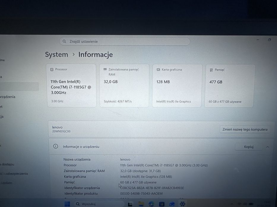 Lenovo  Thinkpad 14S2
