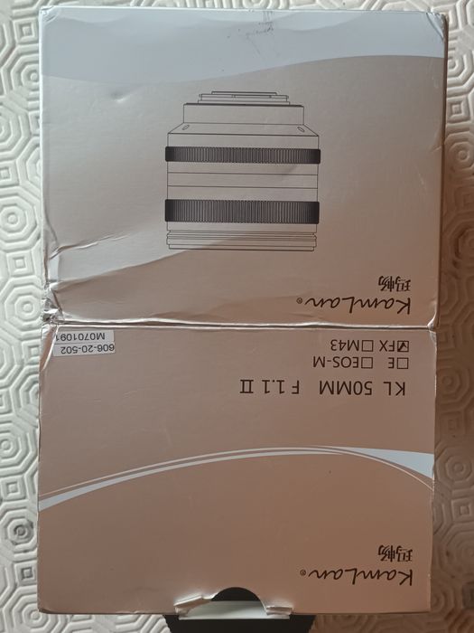 kamlan 50mm 1.1 II fujifilm