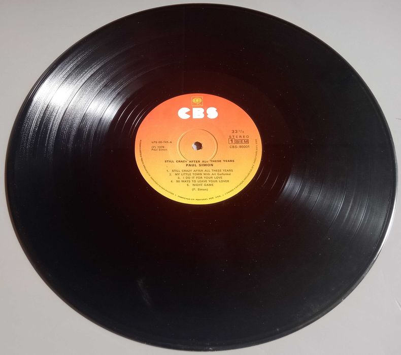 Paul Simon - - - - - Still Crazy After All These Years - - - - - LP