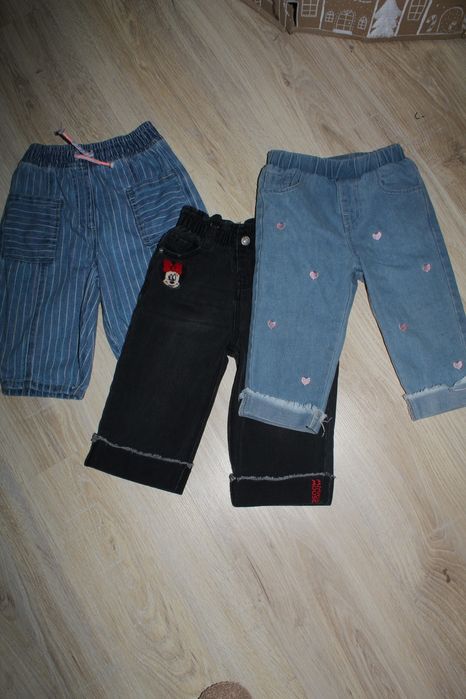 Джинси на дівчинку 80-86