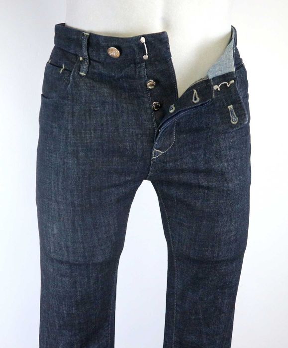Incotex Blue Division spodnie jeansy W30 L30 pas 2 x 40/41 cm