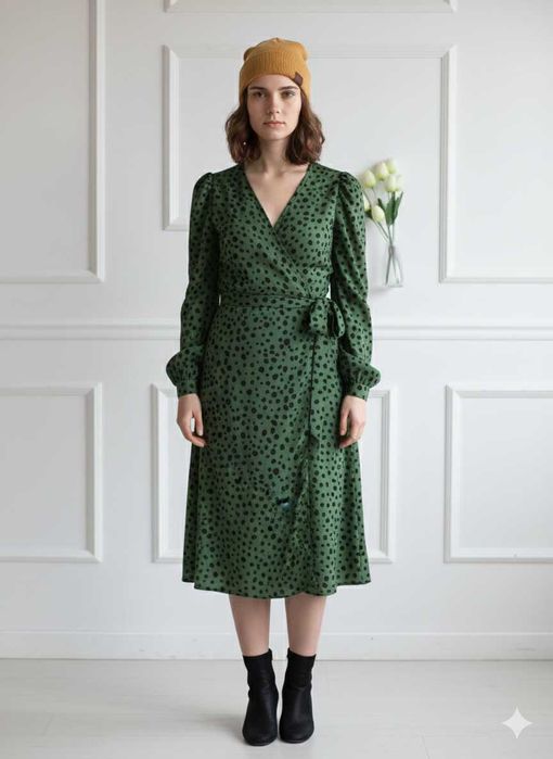 Зелена сукня вагітним на новий рік 52 розмір