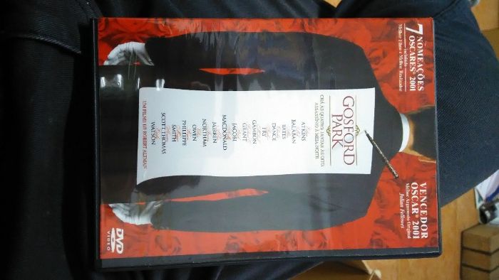 Dvd GOSFORD PARK Legendas em PT Maggie Smith Filme Kristin Scott Thoma