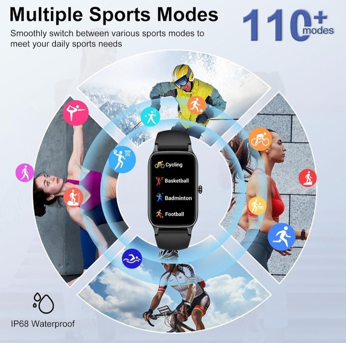 Dyurwa P97 Smartwatch  czarny