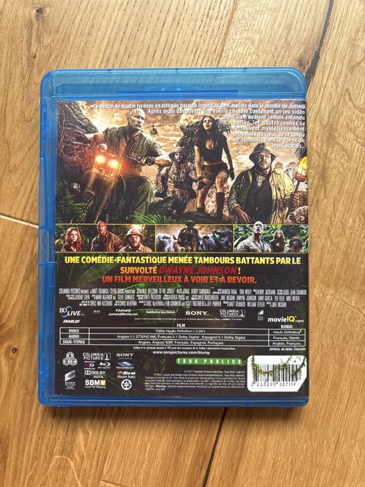 Jumanji blu ray