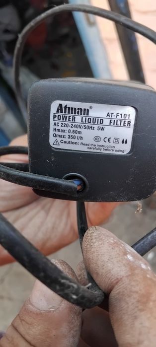 Внутрішній фільтр для акваріума Atman AT-F101 5 Вт 350 л/год до 50 л