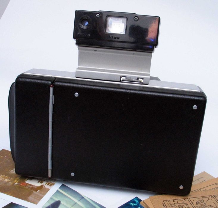 Aparat otworkowy Polaroid instant pinhole + hangrip i film Polapan 664