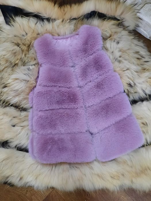 Жилетка з штучного хутра