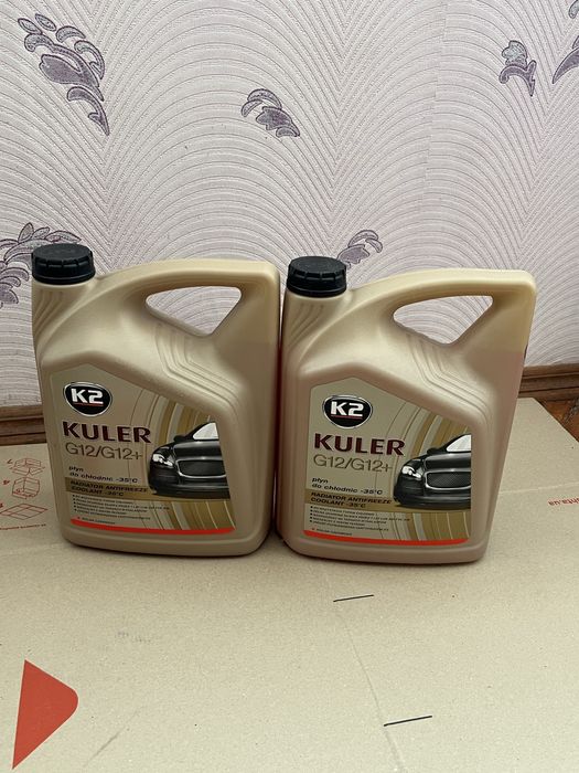 Антифриз K2 KULER G12/G12+ Червоний (-35°C) — 5 літрів