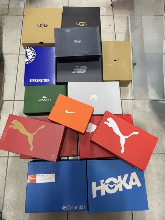 Коробки puma polo nike ugg NB lacoste hoka birkenstock armani