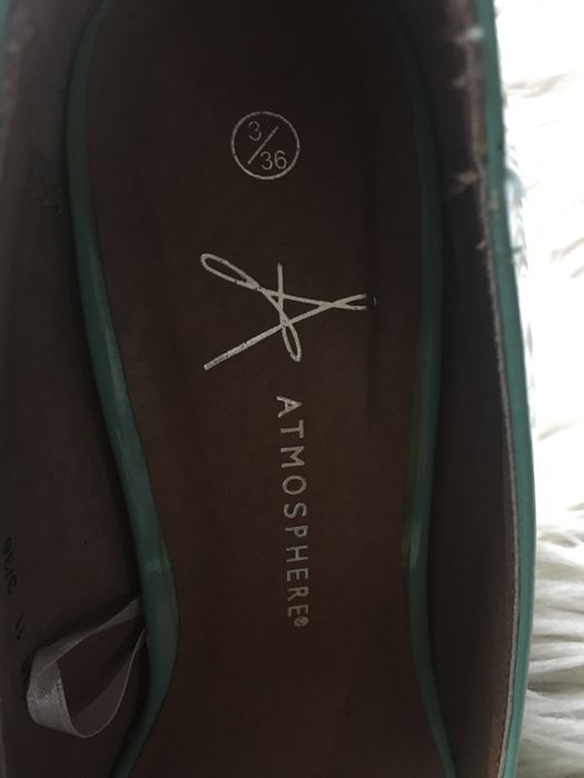 Miętowe szpilki Atmosphere rozm. 36