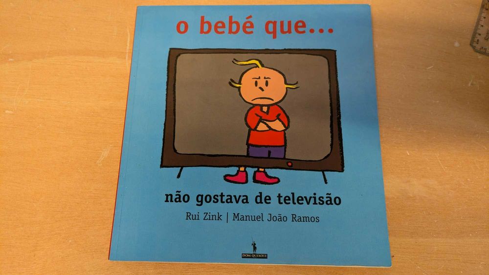 Livro Infantil Juvenil - O bebé que não gostava de televisão