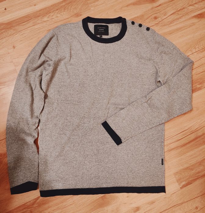 Sweterek Męski Szary Jack&Jones r.M