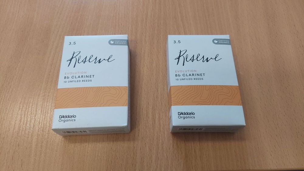 D'Addario organyic Reserve Evolution Bb Clarinet Reeds, 3,5 (10 pakiet