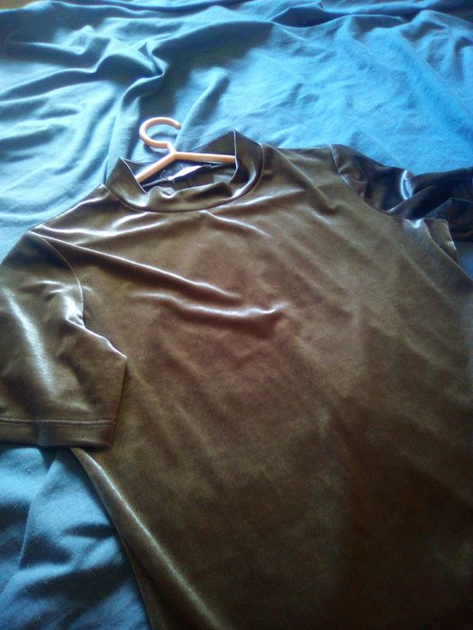 Vestido simples cinzento