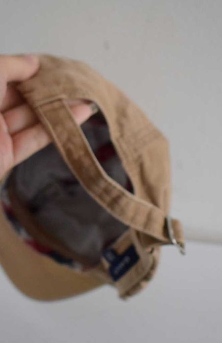 Gant beżowa czapka z daszkiem