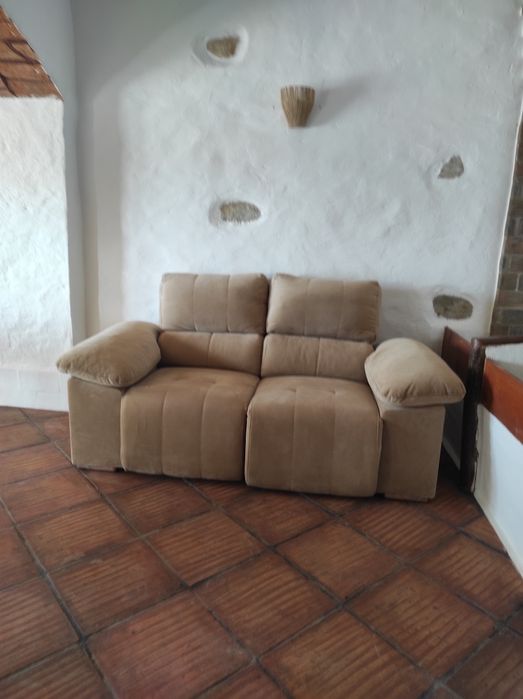 Sofá rebatível 2 lugares