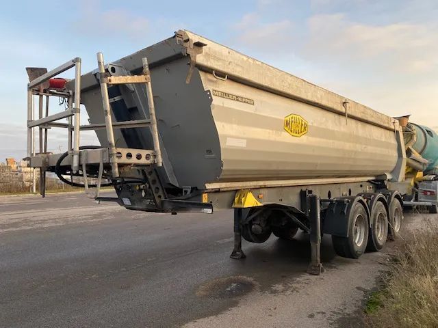 Meiller KISA3 naczepa wywrotka mulda 2017 rok,  8039 Nr Ref, MEILLER MHPS 12/27 naczepa wywrotka stalowa 2017 r