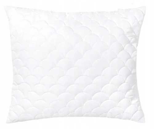 Poduszka 40x40 cm antyalergiczna jasiek z zamkiem biała mikrofibra