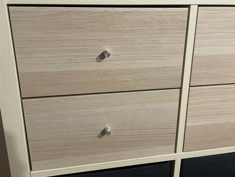 Móvel IKEA KALLAX 4x2 + acessórios incluídos